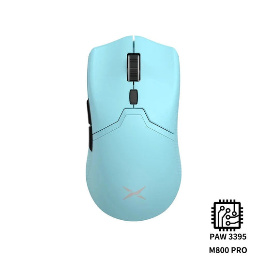 Gaming Mouse Wireless Tri-Mode Connection PAW3395 26000DPI 6 Programmable Buttons Macro Colorful Mice for PC Gamer