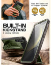 For Samsung Galaxy S25 Case UB Pro Heavy Duty Rugged Phone Case with 2 Front Frame Built-in Screen Protector & Kickstand