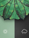 Banana Leaf Umbrella Manual Uv Folding Parasol Umbrella