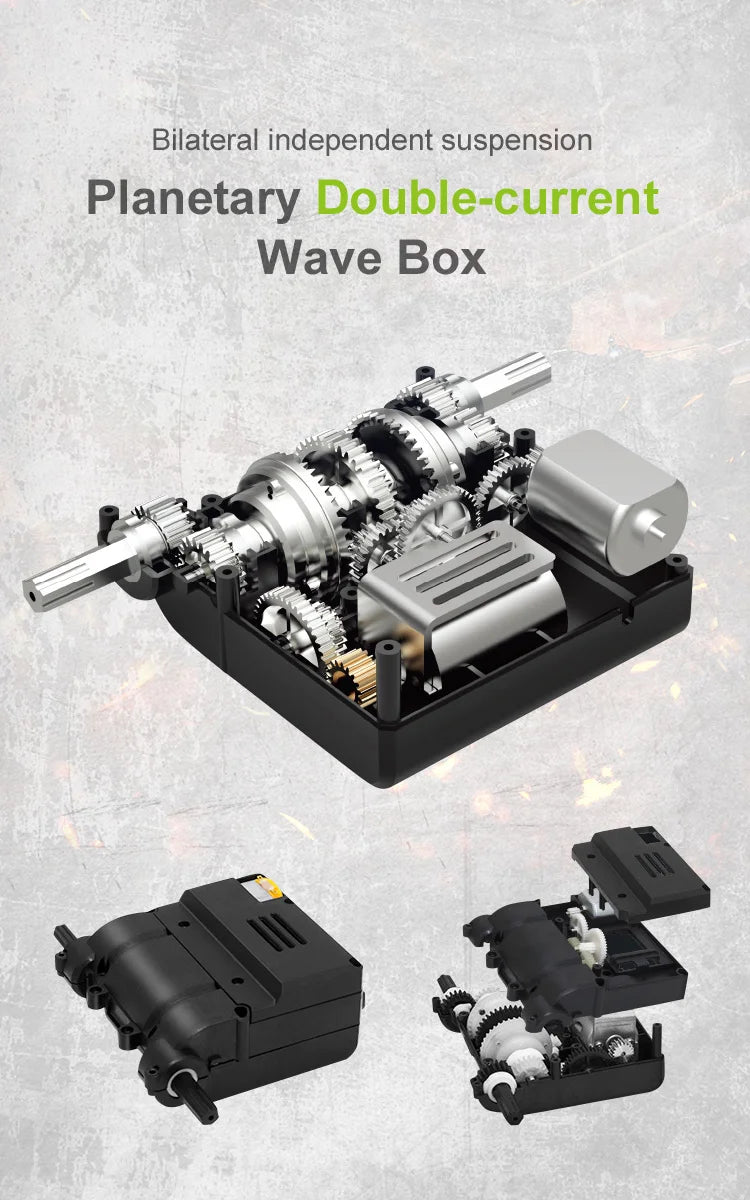 RC Car High-speed Electric Off-road Tank Stunt Car  Crawler Snow Climbing Remote Control Vehicle Toy gift