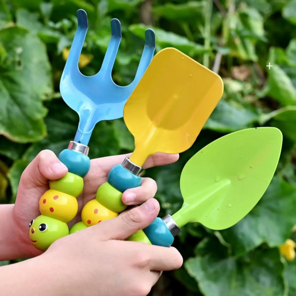 Iron gardening tools, Household Flower Planting Small Iron Shovel Rake Shovel Garden Potted Mini Shovel Garden Tools