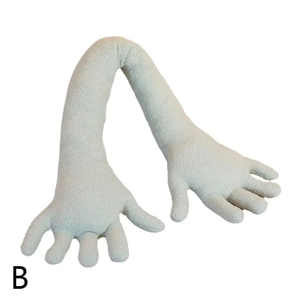 Creative Hand Shape Plush Pillow Soft Long Arm Sofa Palm Home Throw Office Pillow Funny Nap Stuffed Toy Pillows Color D P2Q8