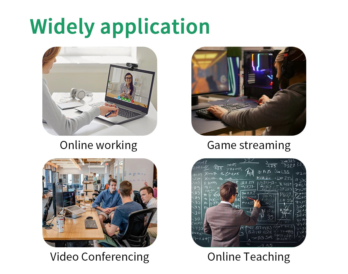 4K Webcam 13MP 10X Zoom USB Camera Autofocal Microphone Web Cam for PC Living Video Conference Online Teaching Laptop Broadcast