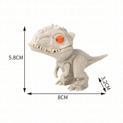 Finger Dinosaur Tricky Tyrannosaurus Model Biting Hand Fidget Mosasaurus Jurassic Dino Toy for Children Dino Movable Joints Gift