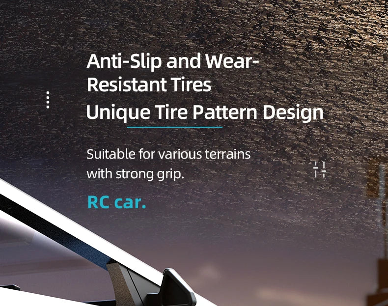 RC Car Alloy Cyber truck Car model Simulation Off-road Vehicle  Camping Equipment Pickup Truck s Toys Boy Gifts