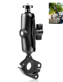Motorcycle O-Clip Quick Release Clamp / Crab Clamp Handlebar Fixed Mount Holder for GoPro and Other Action Cameras