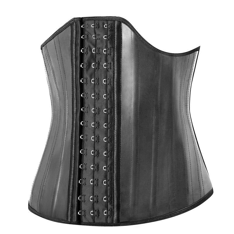 25 Steel Bones Latex Waist Trainer Corset Shapewear Slimming Belly Women Body Shaper Modeling Strap Reductive Girdle