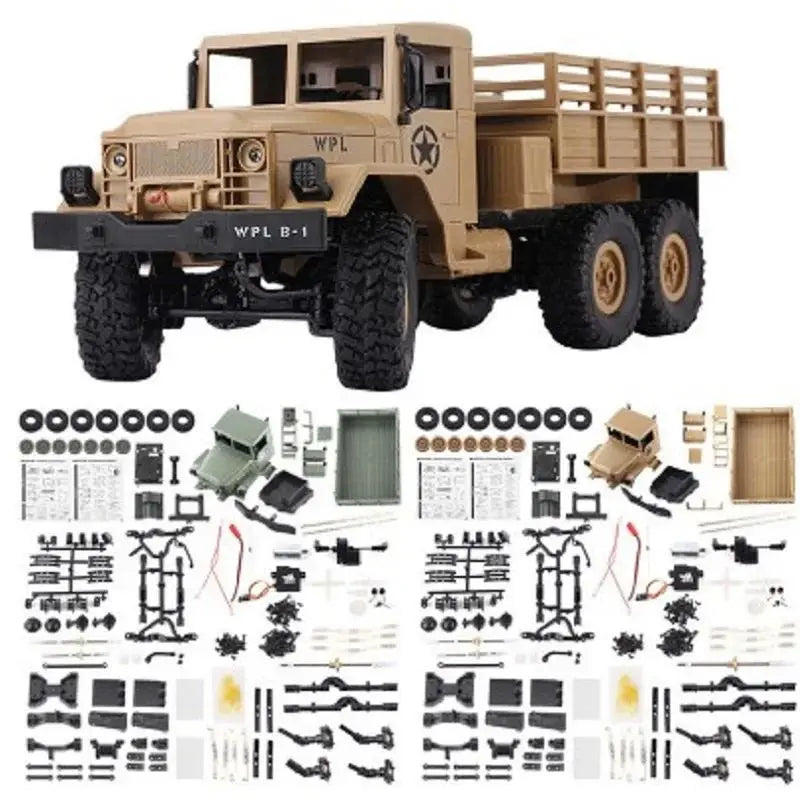 1 to 16 Scale 6WD Remote Control Off Road Military Truck