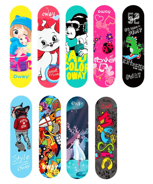Cartoon Four-wheel Skateboard Beginner Skateboards Maple Wood Deck Skate Board Outdoor Double Rocker Skateboard