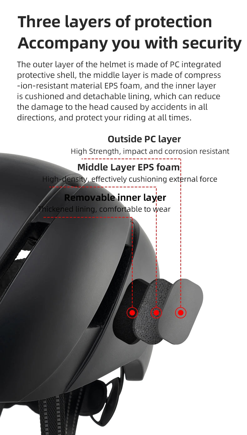 Bike Helmet Integrally-molded Ultralight Bicycle Helmet Breathable Adults Headwear Satey MTB Road Riding Cycling Helmet