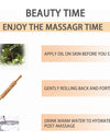 Wood Roller for Stomach Cellulite, Wooden Therapy Massage Tools for Body Shaping,Wood Rolling Massage Stick for Back Pain Relief