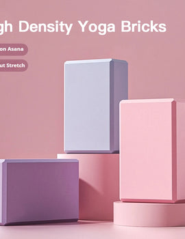 Yoga Bricks Training Exercise Fitness Tool Yoga Bolster Pillow Cushion Stretching Body Shaping Blocks Gym Blocks Foam Brick