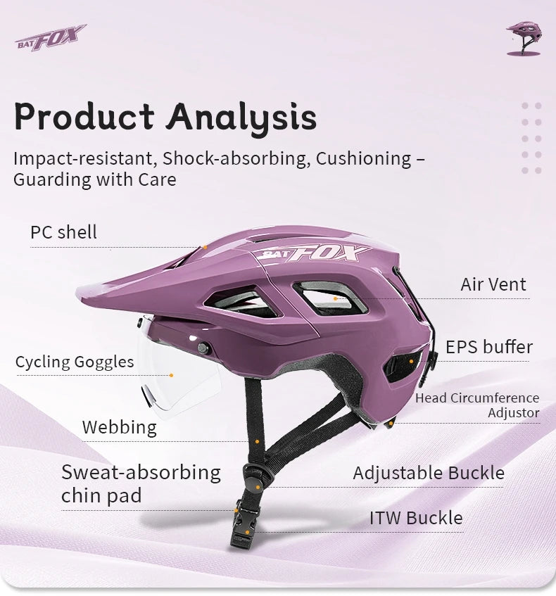Cycling Helmet With Magnetic Lens And Removable Lining