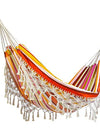 Hammock Large Brazilian Macrame Fringe Double Deluxe Hammock Swing Net Chair Outdoor Hanging Hammock Swings