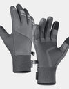 Outdoor Winter Warm Cycling Gloves Black Windproof Touchscreen Bicycle Gloves Camping Hiking Sport Running Motorcycle Gloves Men