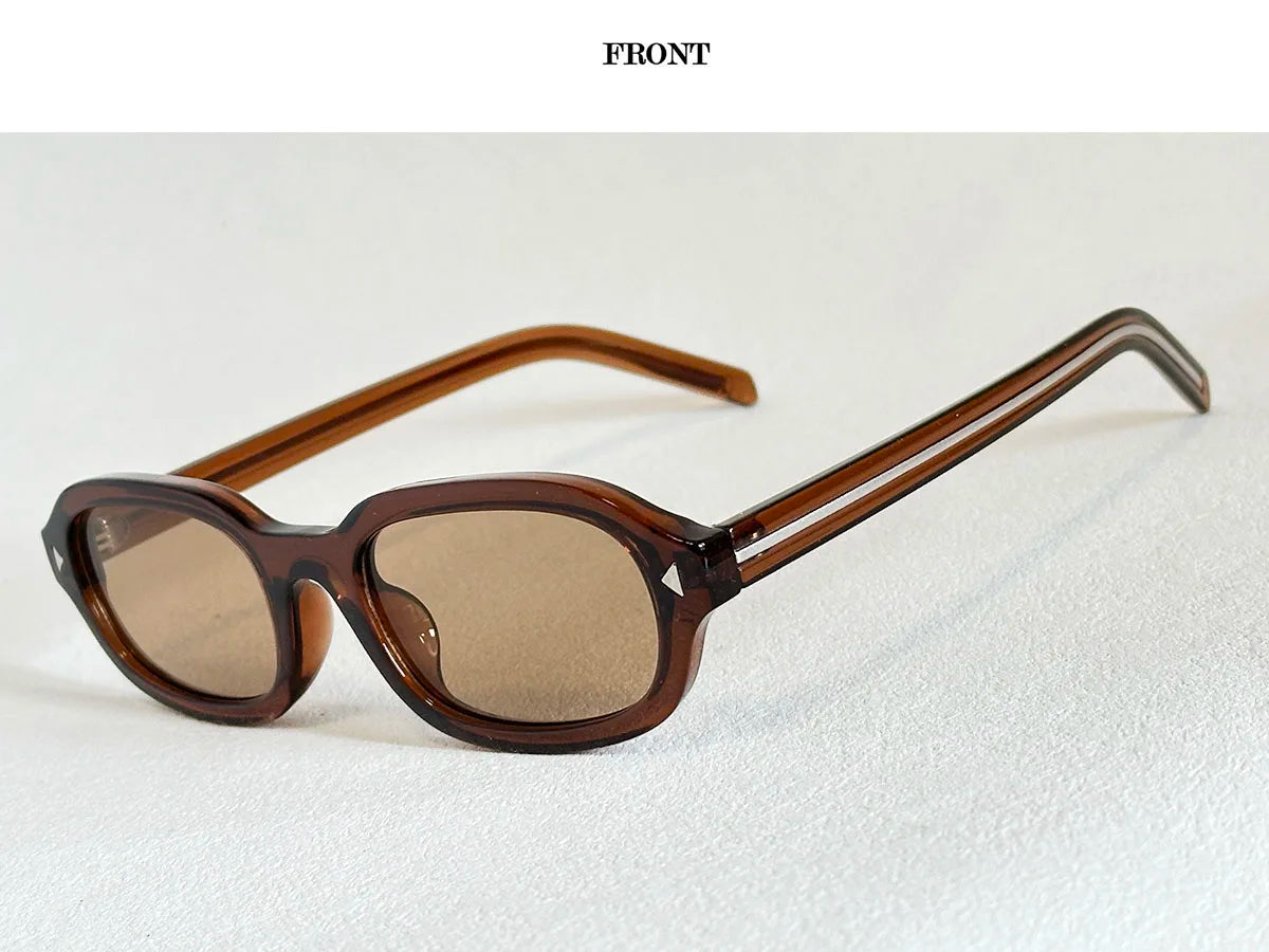 Oval Fashion Sunglasses With UV400 Protection