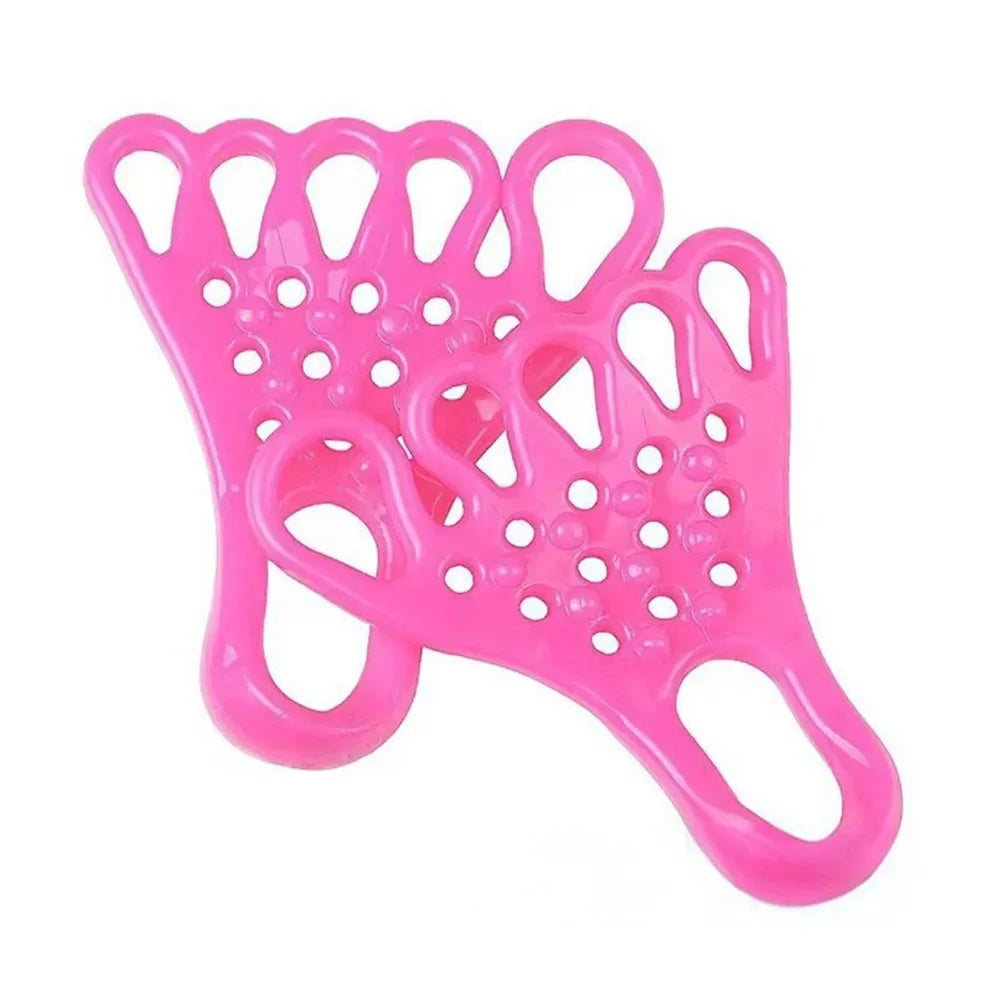 1 Pair of Pinched Toe Trainers Thumb Valgus Orthotics Arch Yoga Foot Muscle Relaxation Tool Yoga Foot Massage Stretching Strap
