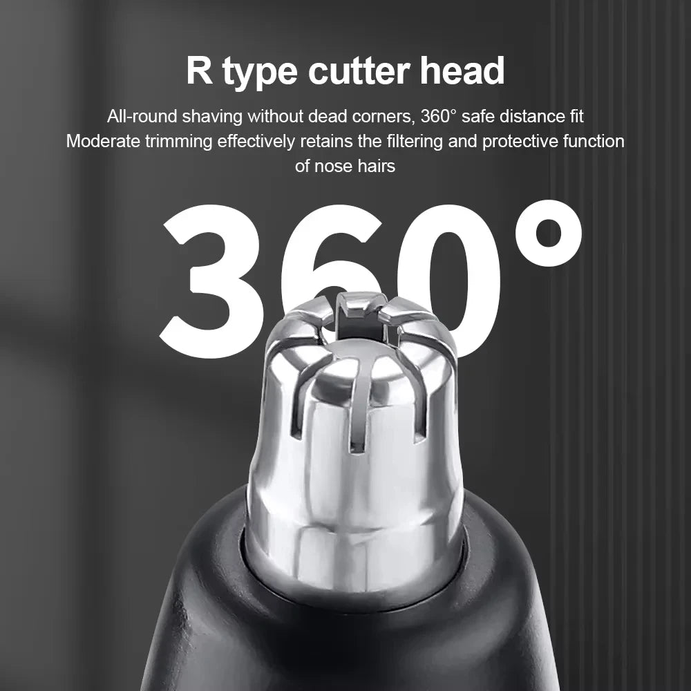 Xiaomi MIJIA Electric Nose Hair Trimmer Remover Fast Charging USB Charging Home LED Display Safety Face Cleaning Care Kit