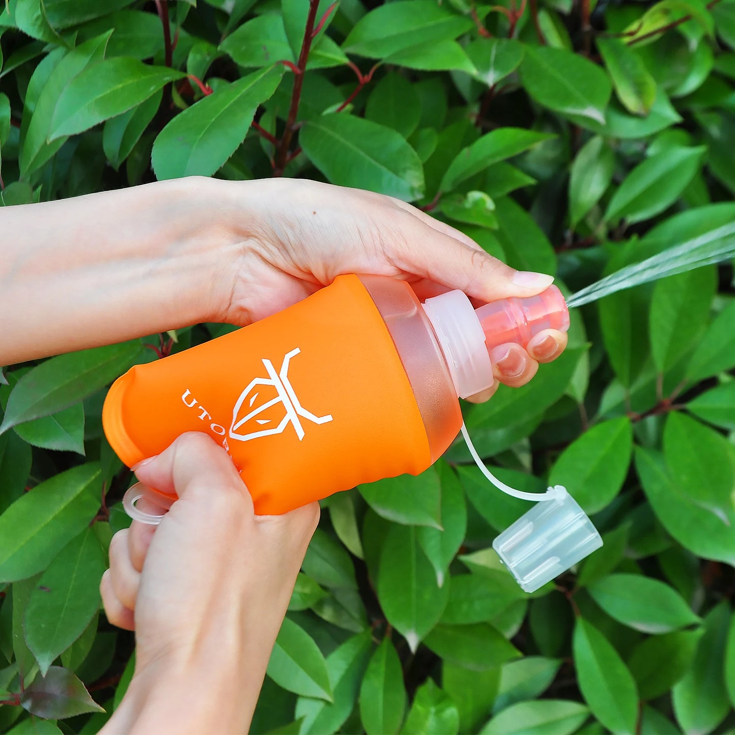 150ml 200ml 250ml Soft Flask Foldable Silicone Water Bottle TPU Running Kettle for Hydration Pack Bag Vest