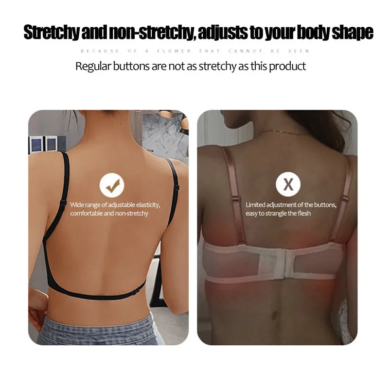Womens Deep U Neck Seamless Wireless Plunge Bra