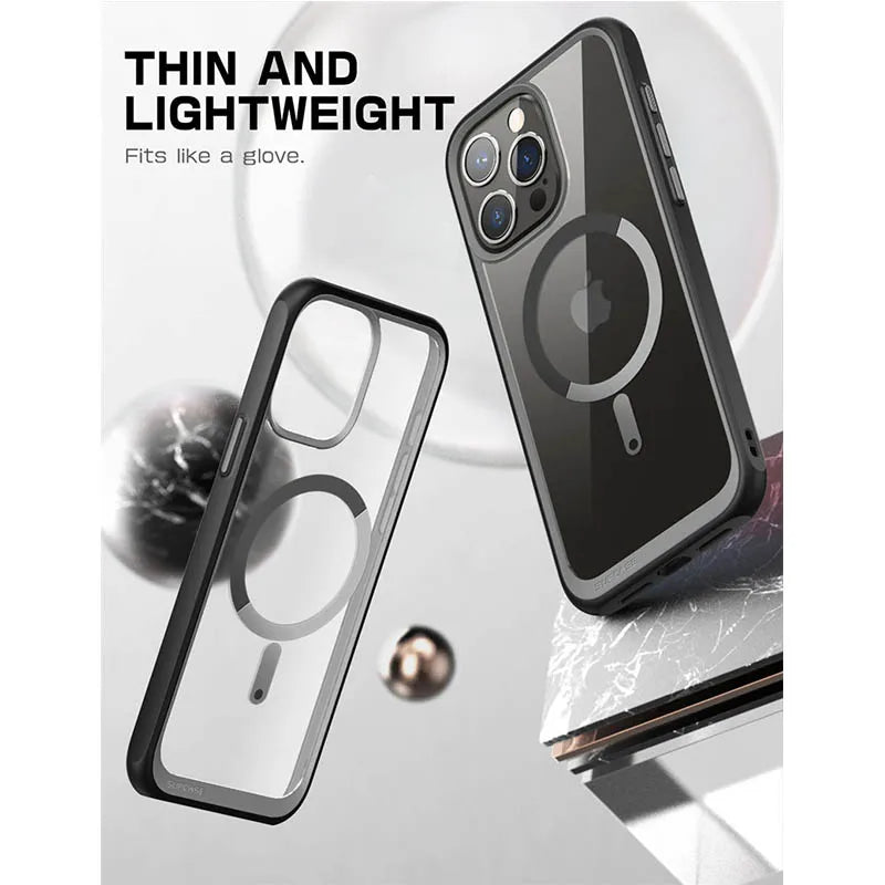 For iPhone 15 Pro Max Case 6.7 inch (2023) UB Mag Series Premium Hybrid Protective Clear Case Compatible with MagSafe