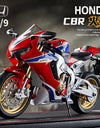 1:9 Honda CBR1000RR Alloy Die Cast Motorcycle Model Vehicle Collection Sound and Light Off Road Autocycle Toys Car