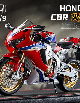 1:9 Honda CBR1000RR Alloy Die Cast Motorcycle Model Vehicle Collection Sound and Light Off Road Autocycle Toys Car