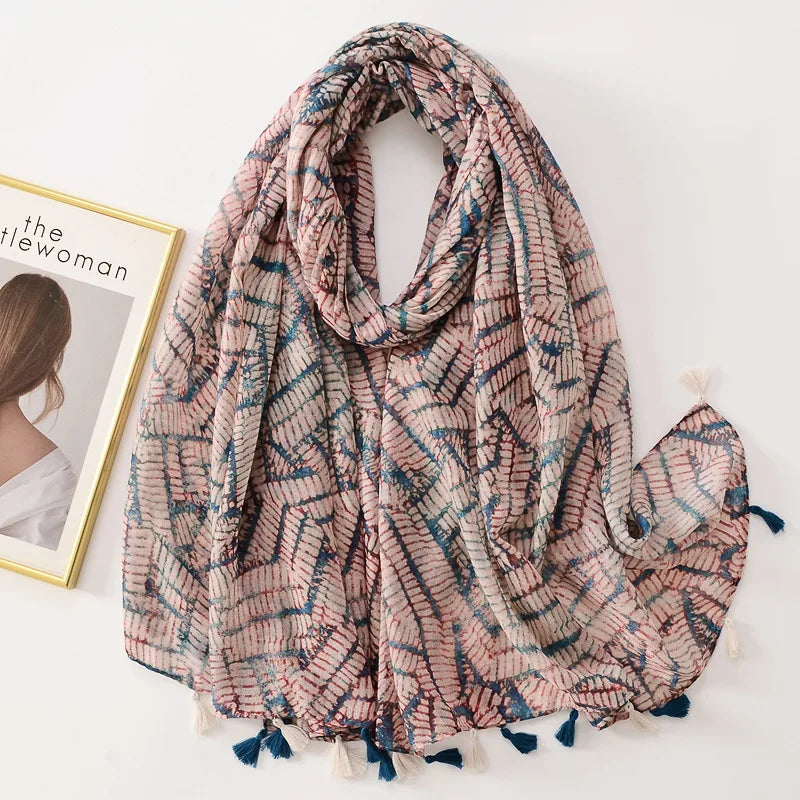 Bandannas Designer Scarf Luxury Scarves Woman Scarf Elegant Women's Shawls For Cotton Veils Bandana Brand