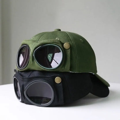 Aviator Hat Summer Personality Glasses Baseball Cap Female Unisex Sunglasses Male Cap Baseballcap Boys Cap