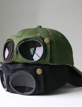 Aviator Hat Summer Personality Glasses Baseball Cap Female Unisex Sunglasses Male Cap Baseballcap Boys Cap
