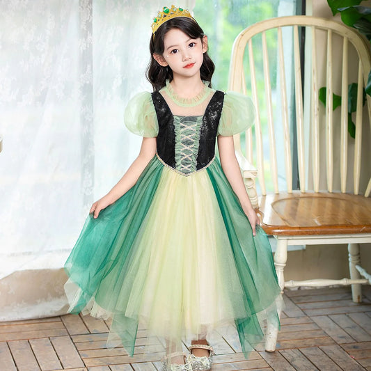 Asymmetrical Tulle Princess Party Dress