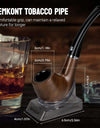 Tobacco Pipe Set with Pipe Holder and Storage Bag Various Accessories Gift Box