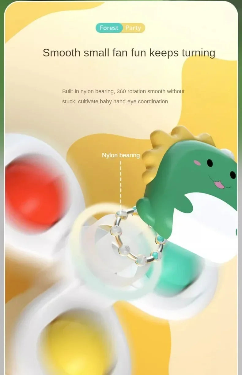 3PCS Suction Cup Rotating Toy for  Hand-eye Coordination Educational Training, Bath & Travel toy, Birthday Christmas Gift