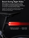 Smart Brake Sensing Bike Taillight IPX6 Waterproof Type-C Synchronized Bicycle Rear Light MTB Road Cycling Tail Light