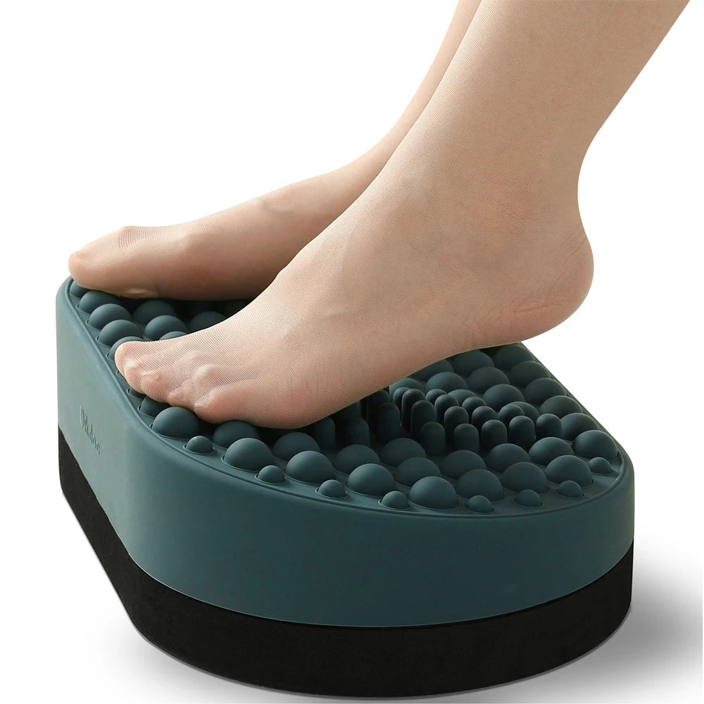 Foot Rest for Under Desk At Work, Home Office Foot Stool, Ottoman Foot Massager Plantar Fasciitis Relief,Soft Silicone Footrests