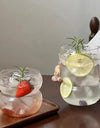 1/2/4pcs Wave Shape Glass Cup Tumbler Beverage Beer Glasses Heat-resistant Clear Drinking Glasses For Juice Coffee Cocktail