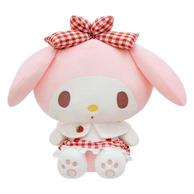 Kawaii 60cm Melody Plush Toy Sanrio Stuffed Doll Anime Soft Pillow Cute Gift Kids Birthday Xmas Plushie Stuffed Animal