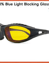 100% Anti Blue Light Blocking Goggles Glasses Anti fatigue Glasses  Gaming Eyeglasses Computer Reading
