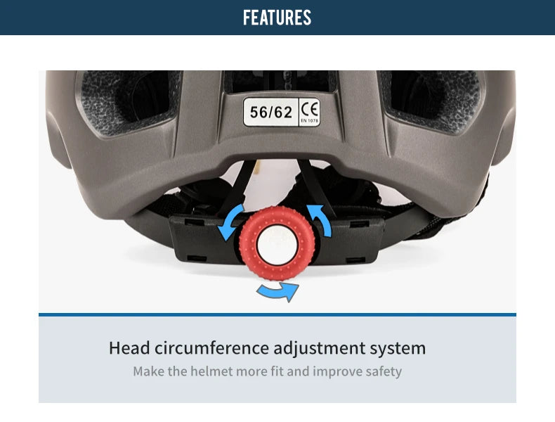MTB Cycling Helmet With Adjustable Fit And Removable Padding