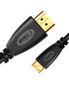 Mini HD to HDMI-compatible Cable 1080P Male to Male For Tablet HDTV GoPro Sony M3 A7 R2 HDMI-compatible Projector 1m 2m 3m