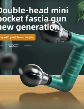 Fascia Gun Home Rechargeable Model Neck Film Gun Rechargeable Portable Fitness Muscle Relaxation Massage Instrument Fascia Gun
