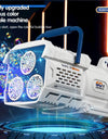 60 Holes Bubble Gun Soap Bubble Machine Electric Automatic Rocket Kid Outdoor Wedding Party Toy LED Light
