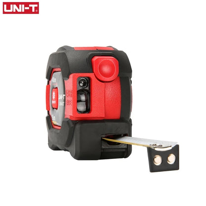 2 in 1 Laser Rangefinder 5m Tape Measure Ruler LCD Display with Backlight Distance Meter Building Measurement Device