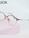 Retro Cat Eye Butterfly Eyewear Ultra Light Alloy Spectacle Optical Prescription Glasses Frames