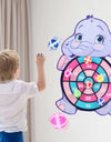 Children Sticky Ball Dart Target Board Cartoon Throw Ball Target Sticky Ball Board Interactive Educational Toy Christmas Gift