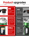 Foombthe 3-in-1 Capsule Powder Coffee Maker Electric Portable Coffee Machine Portable Italian Espresso Machine for Car & Home