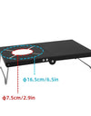 Outdoor Camping Spider Stove Table Folding Portable Mini Table Insulated Stainless Steel Heating BBQ Gas Stove Bracket