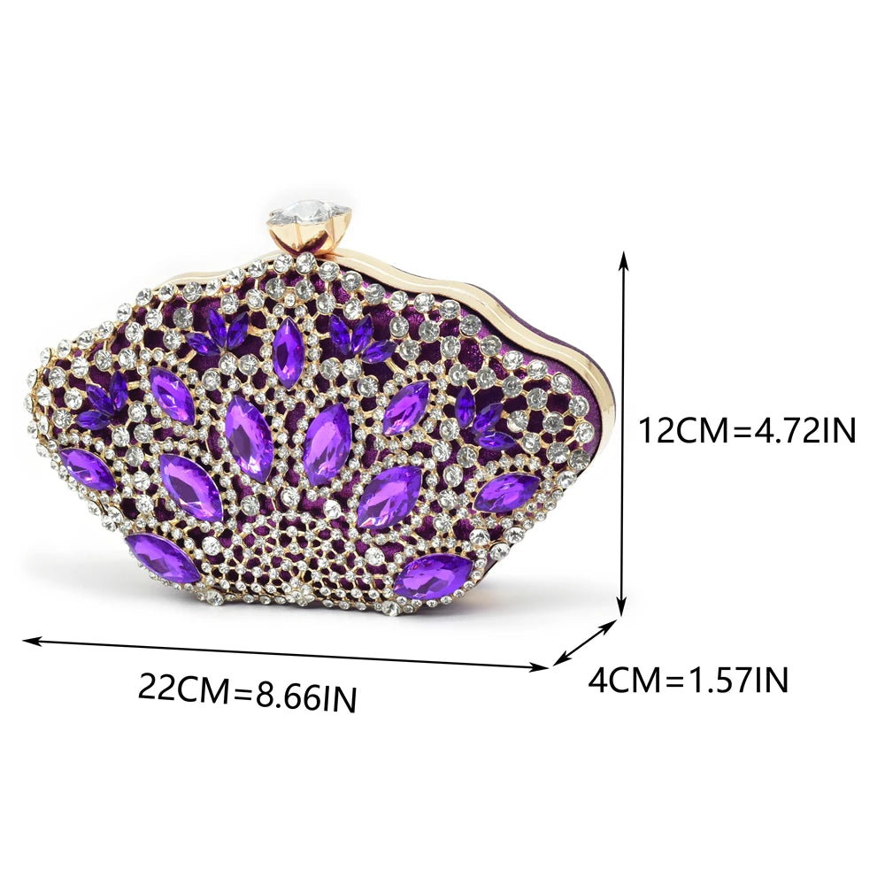 Style Matching Bag and Shoes Set Italian Women Design Shoes Matching Bag Decorated with Rhinestone Luxury Pumps Women