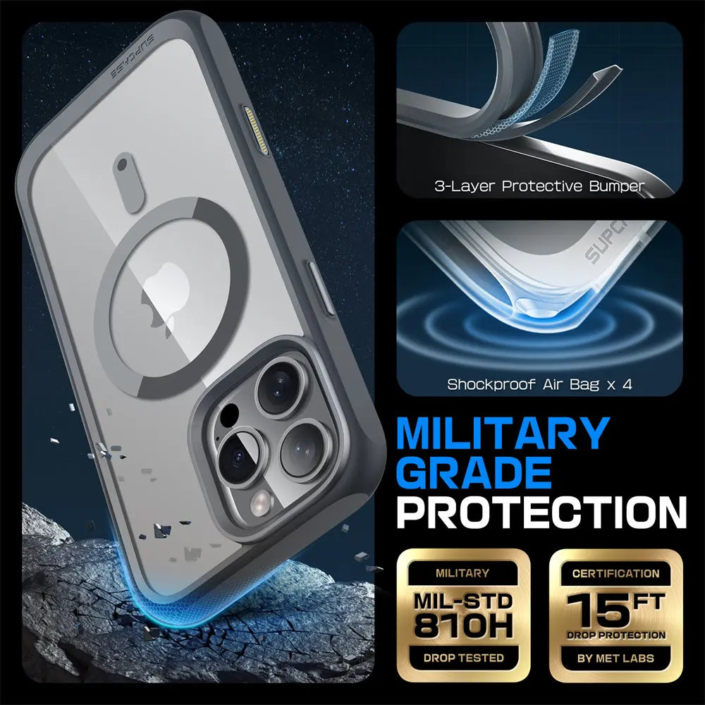 For iPhone 16 Pro Max Case with Camera Control Capture Button UB Mag Slim Shockproof  MagSafe Phone Case Cover