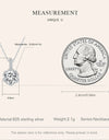 1.0 CT VVS1 D Moissanite Flower Wedding Charm Necklace 925 Sterling silver Round Diamond Cut Moissanite Pendant Necklace